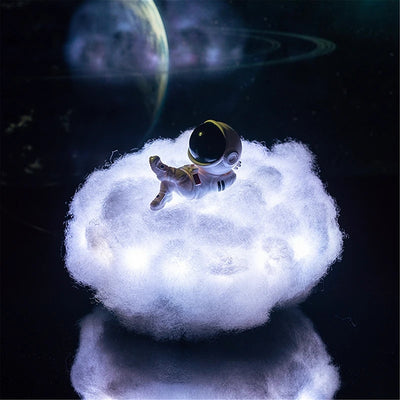 Lámpara Astronauta con Nubes LED y Efecto Arcoíris para Niños - Image 13