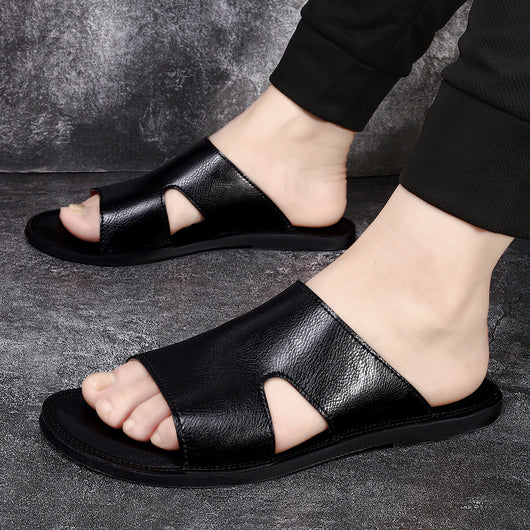 Pantuflas de Cuero para Hombre con Suela Antideslizante y Desodorante - Image 10