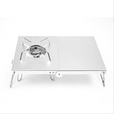 Soporte Plegable para Estufa de Camping Estilo Japonés con Aislamiento Térmico - Image 10