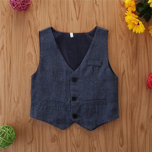 Traje Formal de Tres Piezas para Niño - Camisa Manga Larga y Pantalón - Image 9