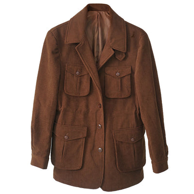 Chaqueta de Pana para Hombre Gruesa Ajustada Casual - Image 3