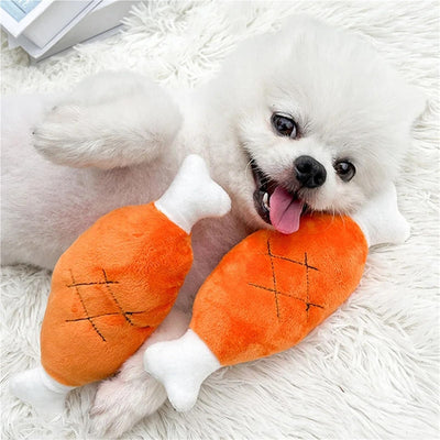 Juguete Masticable Pata de Pollo Suave para Perros - Juguete Duradero para Cachorros y Perros Pequeños - Image 16