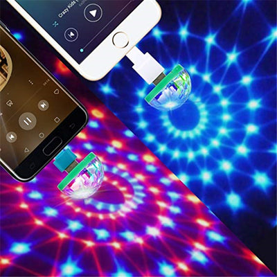 Proyector Disco Ball LED USB 5V - Iluminación DJ para Fiestas y Navidad - Image 16