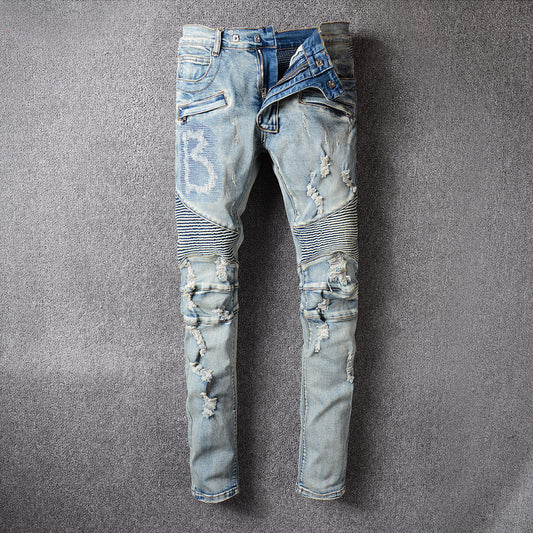 Pantalones Slim Fit con Múltiples Bolsillos y Cintura Elástica