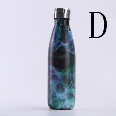 Vaso Térmico Doble Capa con Diseño Mármol - Botella Elegante Boca Estrecha - Image 5