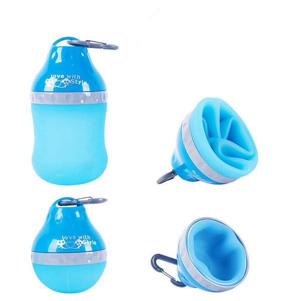 Botellas Plegables de Silicona para Mascotas