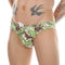 Bañador Estampado Tropical con Diseño de Hojas de Coco y Arce - Pantalón de Playa Multicolor Trendy