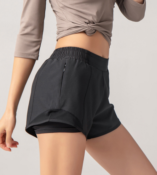Shorts Deportivos Mujer Mesh Transpirable Anti Transparencia Secado Rápido - Image 7