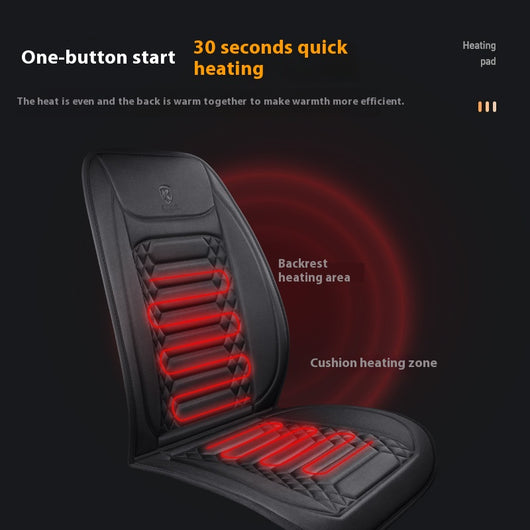 Asiento Calefactor Eléctrico de Peluche para Auto - Image 4