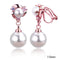 Tassel Clip Sterling Silver Pearl Earrings For Women Small Gold A