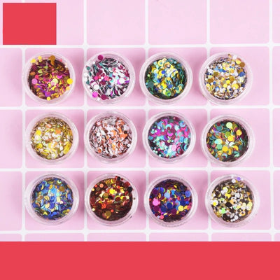 Set de Purpurina DIY 12 Colores Brillantes - Image 7