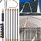 Pistola de Agua de Alta Presión Acero Inoxidable con Barra Extensible 4000psi
