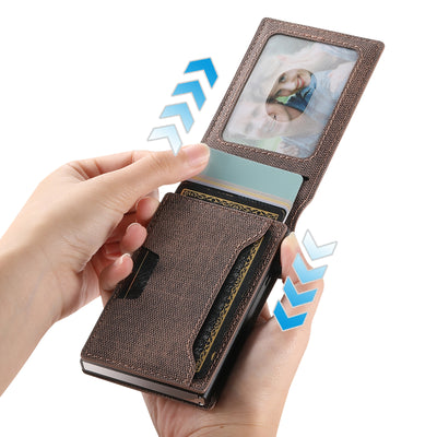 Billetera de Cuero Texturizado con Compartimentos para Tarjetas - Image 12