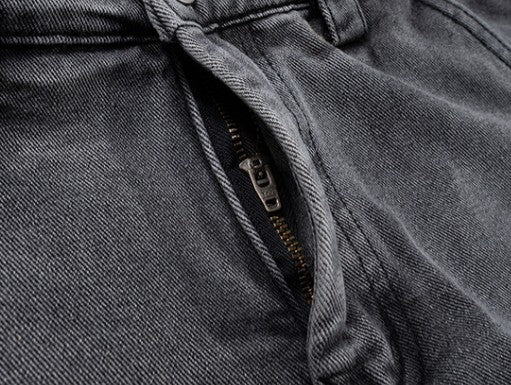 Pantalones Rectos para Hombre con Doble Costura y Detalle de Volantes - Image 3