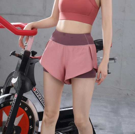 Pantalones Deportivos de Secado Rápido con Efecto Dos Piezas - Image 3