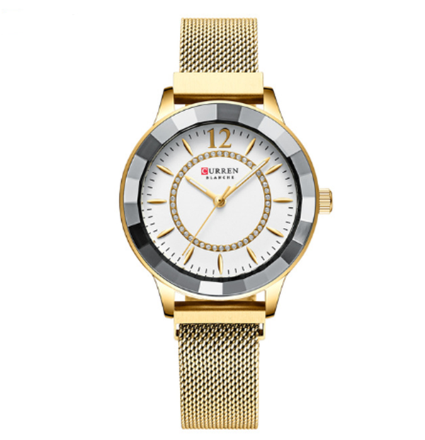 Reloj Elegante con Pulsera de Malla y Cierre Magnético