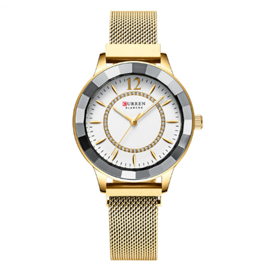 Reloj Elegante con Pulsera de Malla y Cierre Magnético