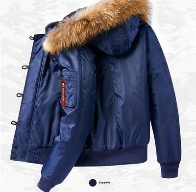 Abrigo Bomber con Cuello de Piel Desmontable - Talla Grande - Image 13