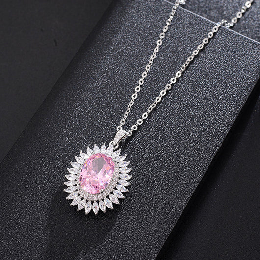 Collar Colgante de Cristal Tridimensional - Image 9