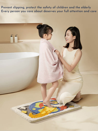Tapete de Baño Cohete Antideslizante Absorbente con Diseño Infantil - Image 11