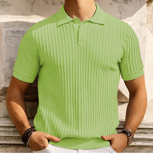 Camisa Casual Hombre Manga Corta Cuello Solapa Ajuste Relajado - Image 18