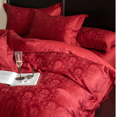 Juego de Sábanas Jacquard Bodas Lujo 4 Piezas Algodón Premium - Image 6