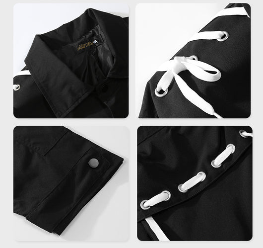 Chaqueta Funcional con Tirantes Integrados - Estilo Urbano Versátil - Image 11