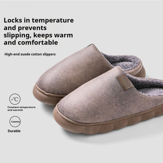 Pantuflas Térmicas de Pareja - Zapatillas de Felpa Cálidas para Casa - Image 4