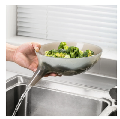 Colador Multiusos para Pasta, Verduras y Frutas con Embudo Integrado - Image 2