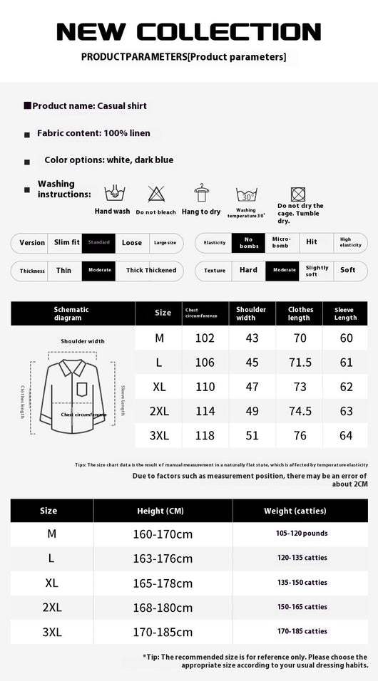Camisa Manga Larga con Contraste de Colores para Hombre - Image 6