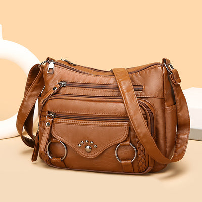 Bolsa Maternal de Cuero PU Suave con Diseño Avanzado - Image 2