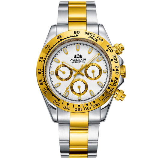 Reloj Automático Mecánico Multifunción Luminoso Azul Hielo para Hombre - Image 10