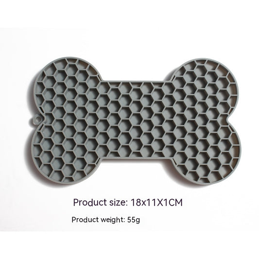 Tapete Masticable de Silicona con Hueso para Perros - Comedero Lento - Image 2