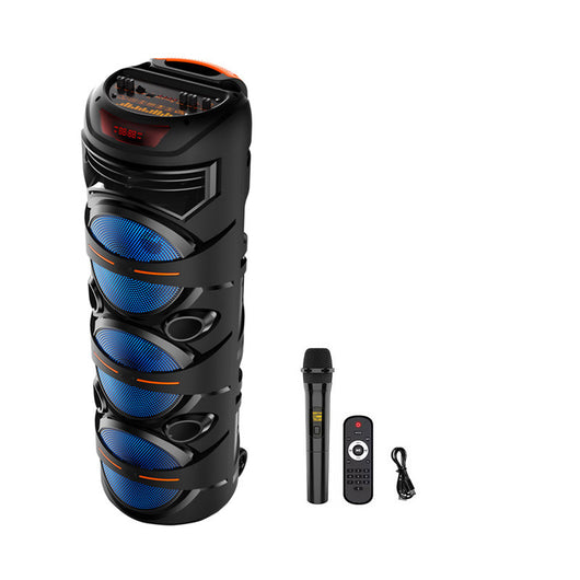 Parlante Bluetooth con Micrófono Inalámbrico y Luces LED para Fiestas - Image 14