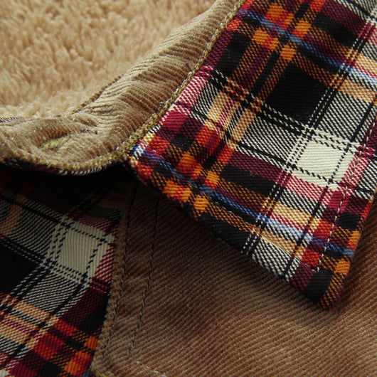Camisa de Cuadros Gruesa para Hombre con Mangas Largas Acogedoras - Image 6