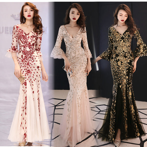 Vestido de Fiesta Princesa Ajustado Elegante