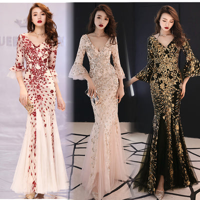 Vestido de Fiesta Princesa Ajustado Elegante