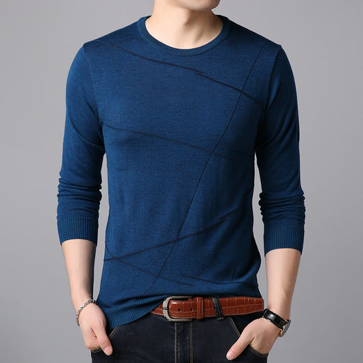 Suéter Tejido Cuello Redondo para Hombre