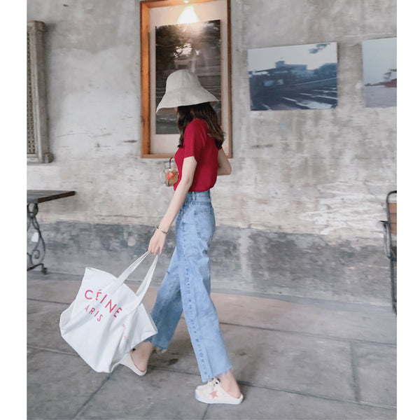 Conjunto Coreano Verano: Short Ajustado + Blusa Escote V