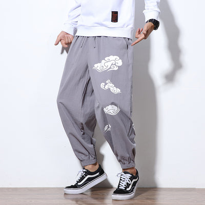 Pantalones Sueltos Casuales Xiangyun - Comodidad Asiática para Hombre - Image 3