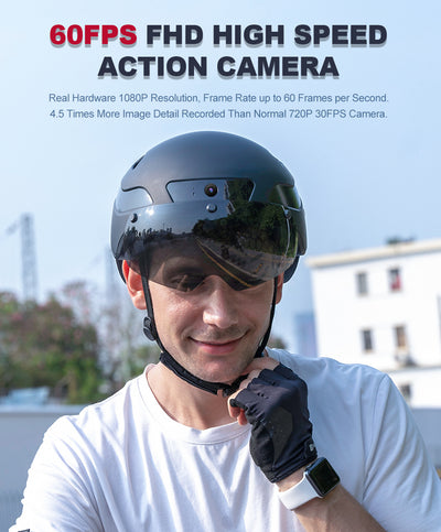 Casco para Ciclismo con Cámara Integrada y Luz Trasera Inteligente - Image 11