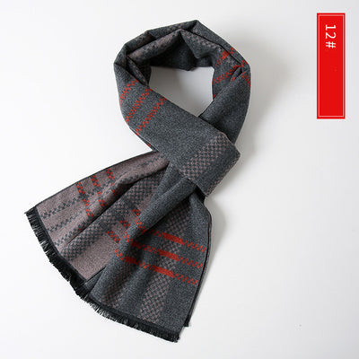 Bufanda de Cachemira Extendida Versátil para Hombre - Image 15