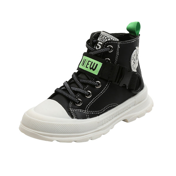 Botas Martin de Cuero para Niños con Suela Antideslizante