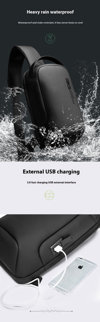 Bolsa Ejecutiva Casual con Puerto USB para Hombre - Image 10
