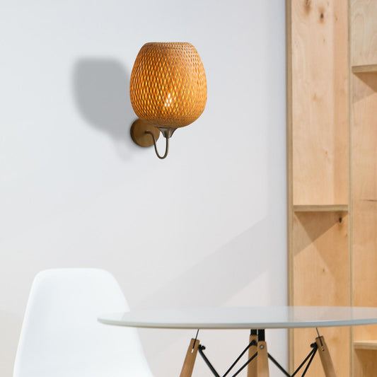 Lámpara de Bambú para Restaurante Asiático - Diseño Moderno para Pasillos