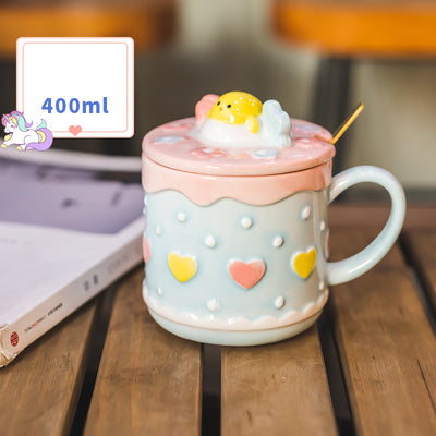 Taza de Café con Tapa, Cuchara y Caja de Regalo - Image 17