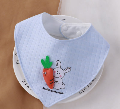 Babero de Algodón Suave para Bebé con Diseño de Dibujos Animados - Image 21
