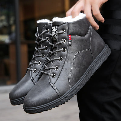 Botas Martin de Algodón para Hombre con Forro de Terciopelo - Image 8