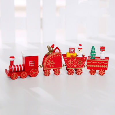 Tren Navideño de Madera - Decoración Festiva - Image 18