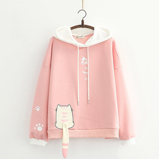 Sudadera Cálida para Gatos con Cola Posterior - Image 9